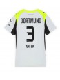 Billige Borussia Dortmund Waldemar Anton #3 Bortedrakt Dame 2025-26 Kortermet